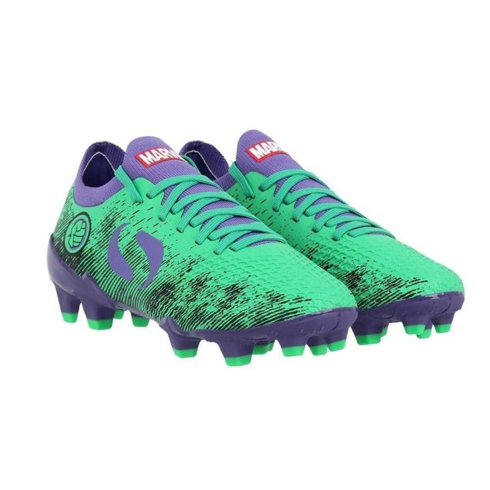 Sondico Childrens/Kids Sondico Blaze Hulk Soccer Cleats / Green/Purple